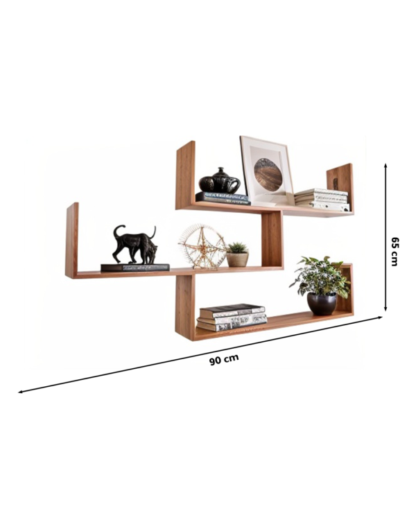 Spanish MDF Wall Shelf White - Image 3