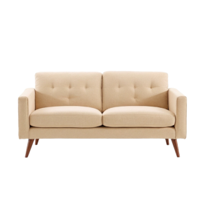 Modern 2 Seats Sofa Beige