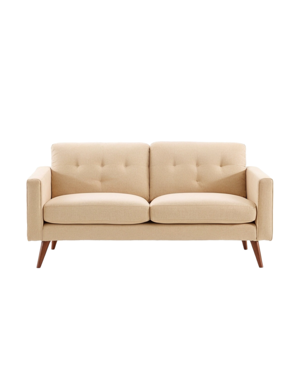 Modern 2 Seats Sofa Beige