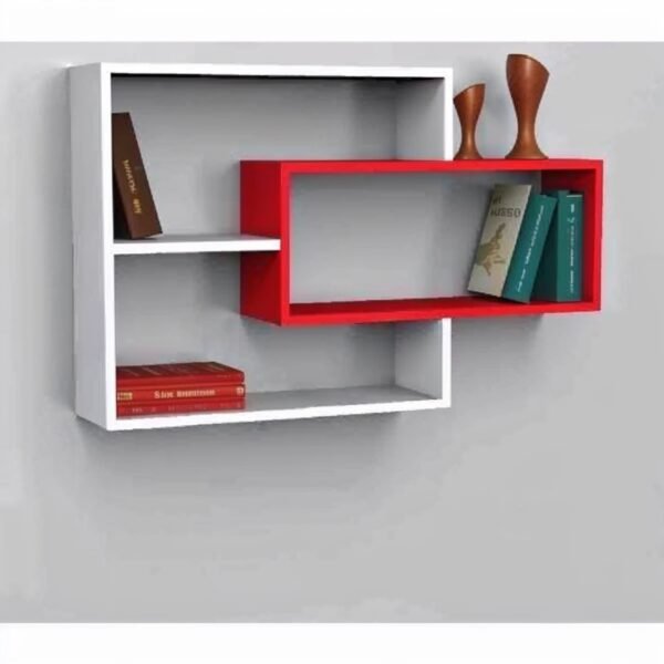 KG.53 Wall Shelves-White&Red - Image 2